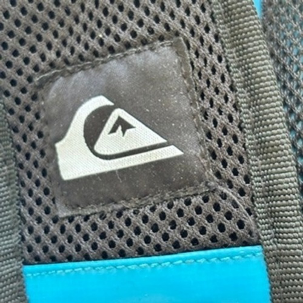 Quiksilver Sea Stash Waterproof Roll Top Backpack Blue Black - Picture 5 of 7